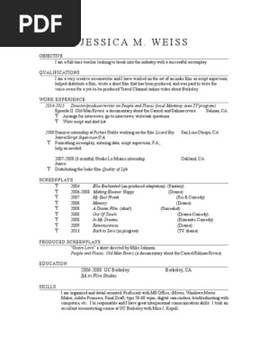 filmresume