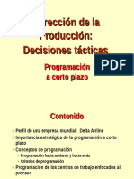 Programación A Corto Plazo