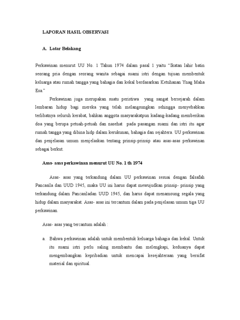 laporan  hasil  observasi  doc  laporan  hasil  observasi  doc