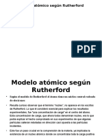 Modelo Atómico Según Rutherford
