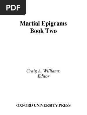 Williams Martial Book Two Metre Poetry Poetry - 