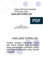 Analisis Korelasi Ok