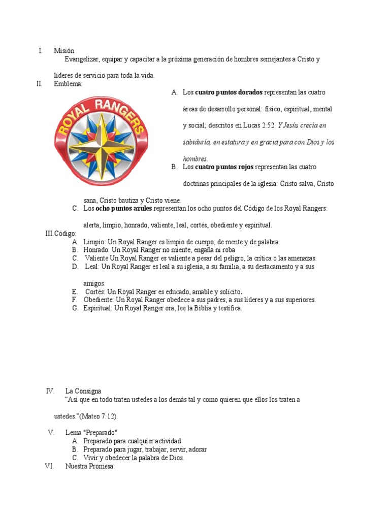 Royal Rangers | PDF