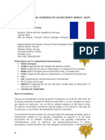 Posición Oficial Francia MUN