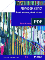 Pedagogia-critica de Peter Mclaren.