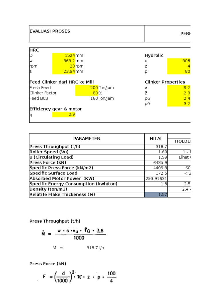 HRC Calculation and Efficiency Analysis | PDF