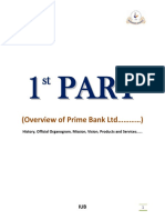 Internship Report On Prime Bank LTD BD