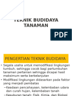 Teknik Budidaya Tanaman