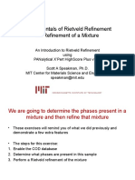 6c Fundamentals of Rietveld Refinement Additional Examples HSP v3 Revised July2012