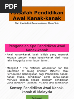 Download Falsafah Pendidikan Awal Kanak-kanak by Khadila Ramdzan SN294953088 doc pdf