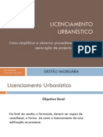 Gestao Licenciamento Urbanistico