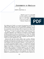 Heráclito, La Teoría Del Conocimiento