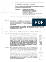 Technique of Volumetric Analysis