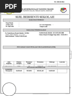 Contoh Sijil Tamat Persekolahan