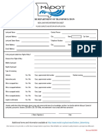 Missouri Department of Transportation: Print Form