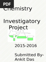 Chemistry Project 2015-2016