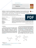Syntheses, structures and biological evaluation of some transition metal complexes with a tetradentate benzamidine/thiosemicarbazone ligand