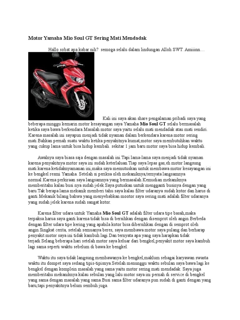 Motor Mio Soul Gt Sering Mati Mendadak Automotivegarage org Motor Mio Soul Gt Sering Mati Mendadak Automotivegarage org