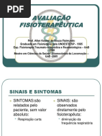 AVALIAÇÃO FISIOTERAPÊUTICA