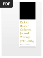 Rick G Rosner Collected Journal Writings | PDF | Intelligence ...