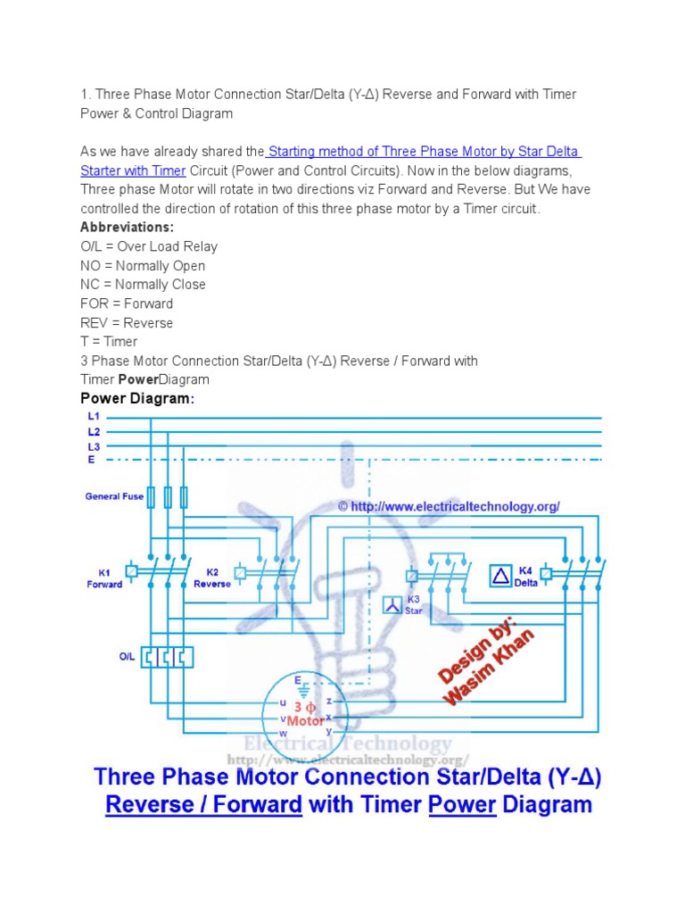 Forward Reverse 3 Phase Ac Motor Control Circuit Diagram Electrical Engineering Updates Circuit Diagram Electrical Circuit Diagram Electrical Diagram