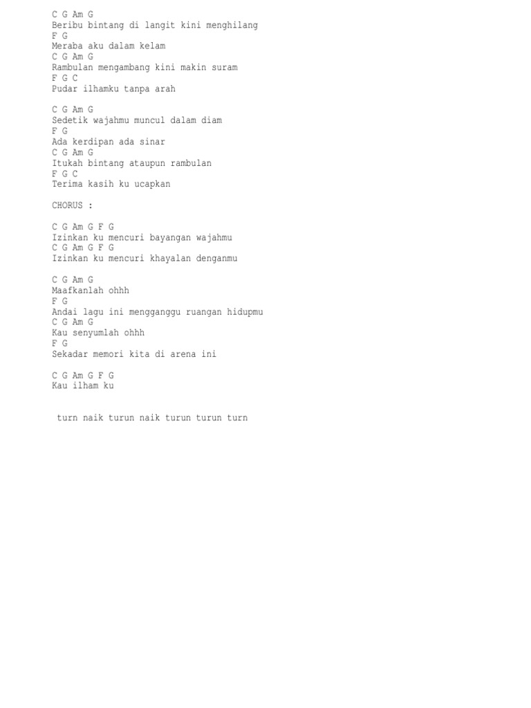 Kau Ilhamku Uke Chord Pdf
