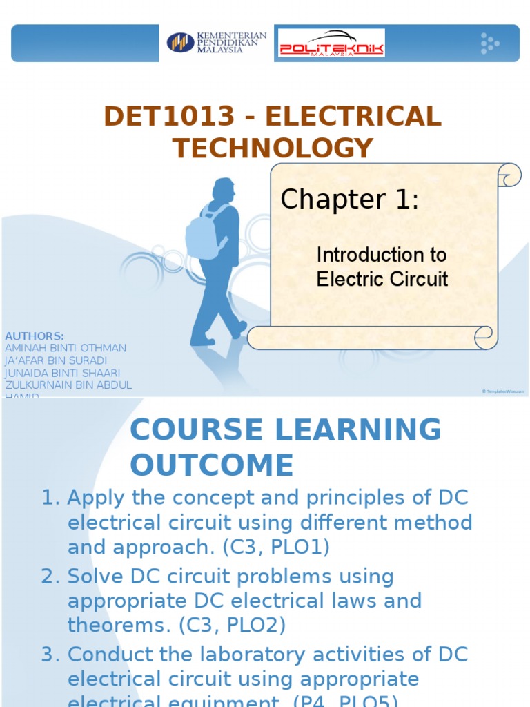Electrical Technology Topic 1 Sem 1 Politeknik PDF Series And