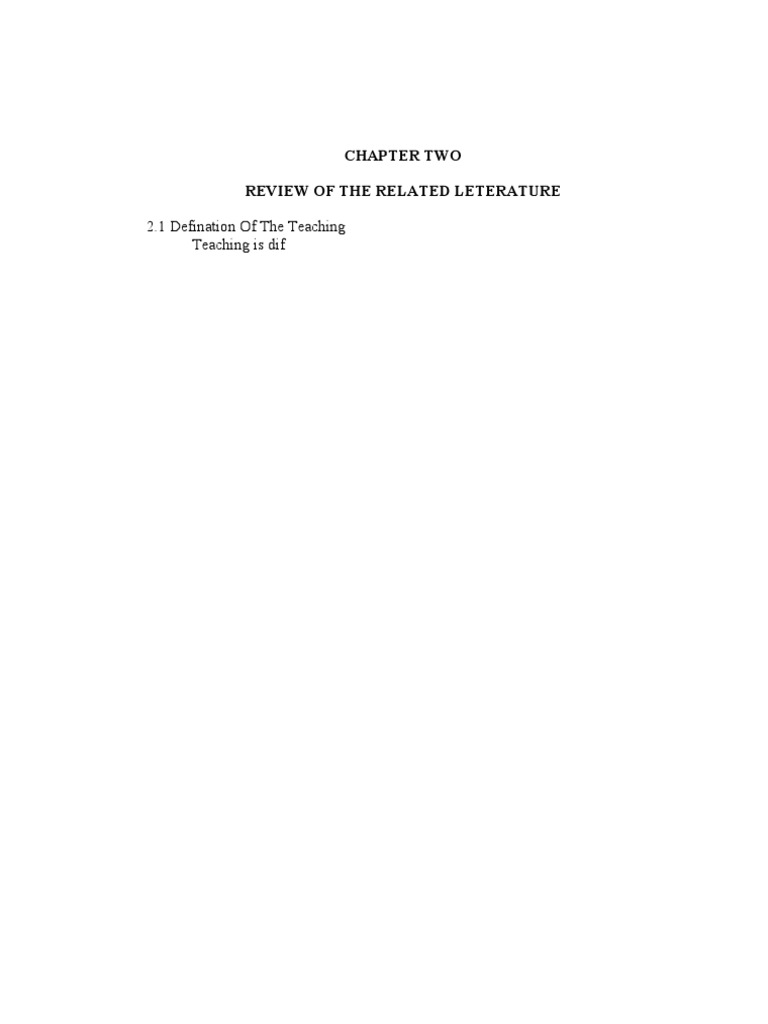 Chapter Two | PDF