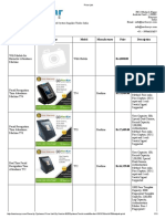 Price List