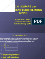 Tes Chi Square Dan Dasar-Dasar Teori Kemungkinan