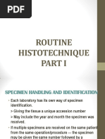 Specimen Preparation for Microscopy | PDF | Staining | Histopathology