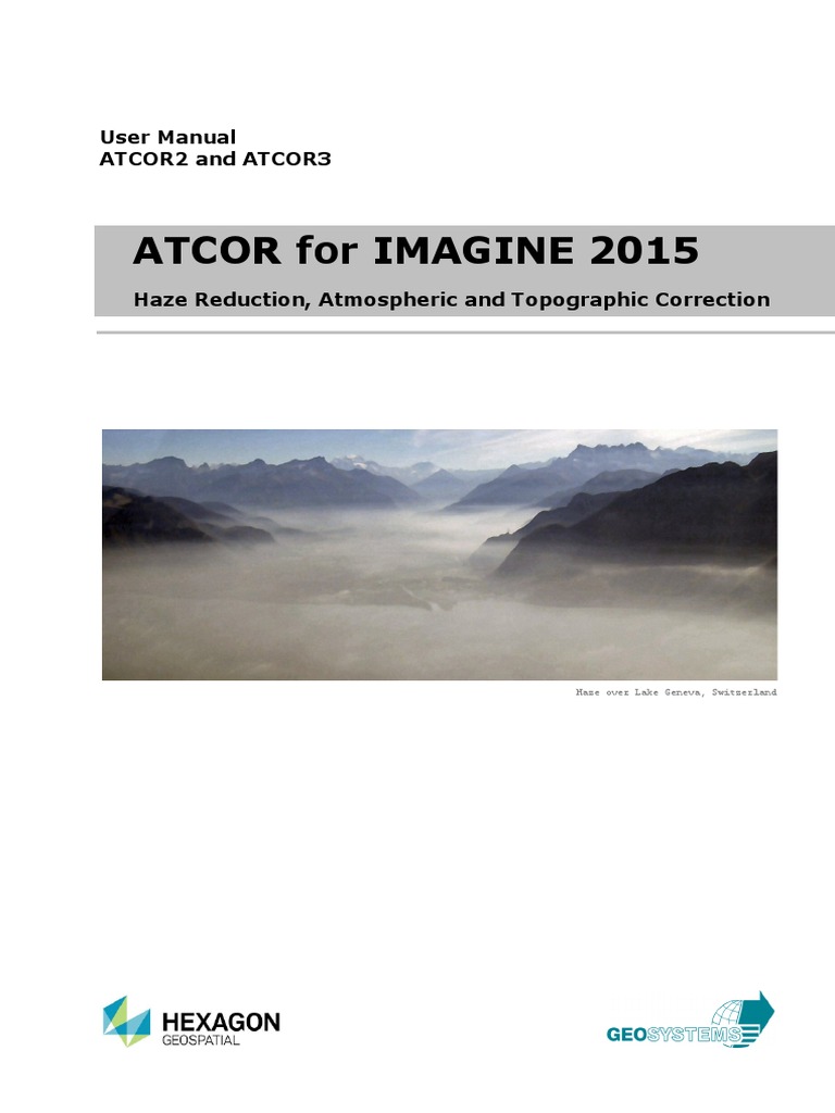 Atcor For Imagine 2015 Manual | PDF | Scattering | Atmosphere Of Earth