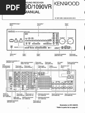 Kenwood KR-V999D PDF | PDF