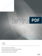 Samsung L100 Italian Manual