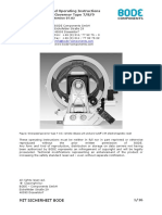 Installation and Operating Instructions Overspeed Governor Type 7/8/9