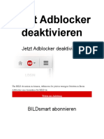 Jetzt Adblocker Deaktivieren