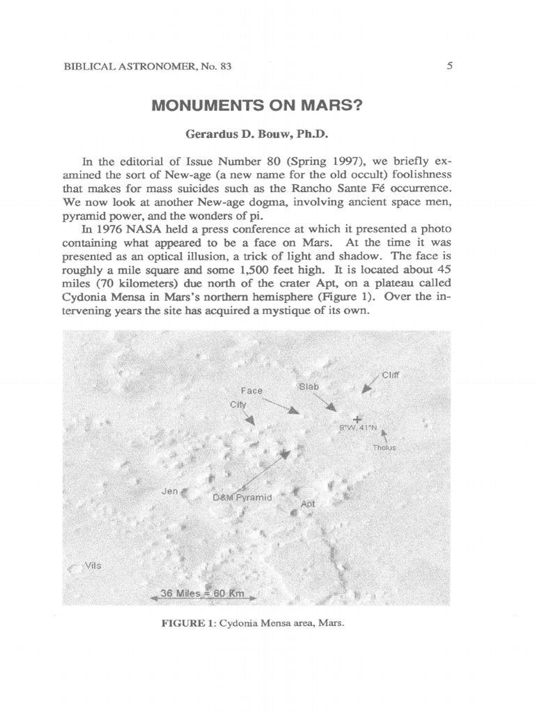 Monument On Mars | PDF