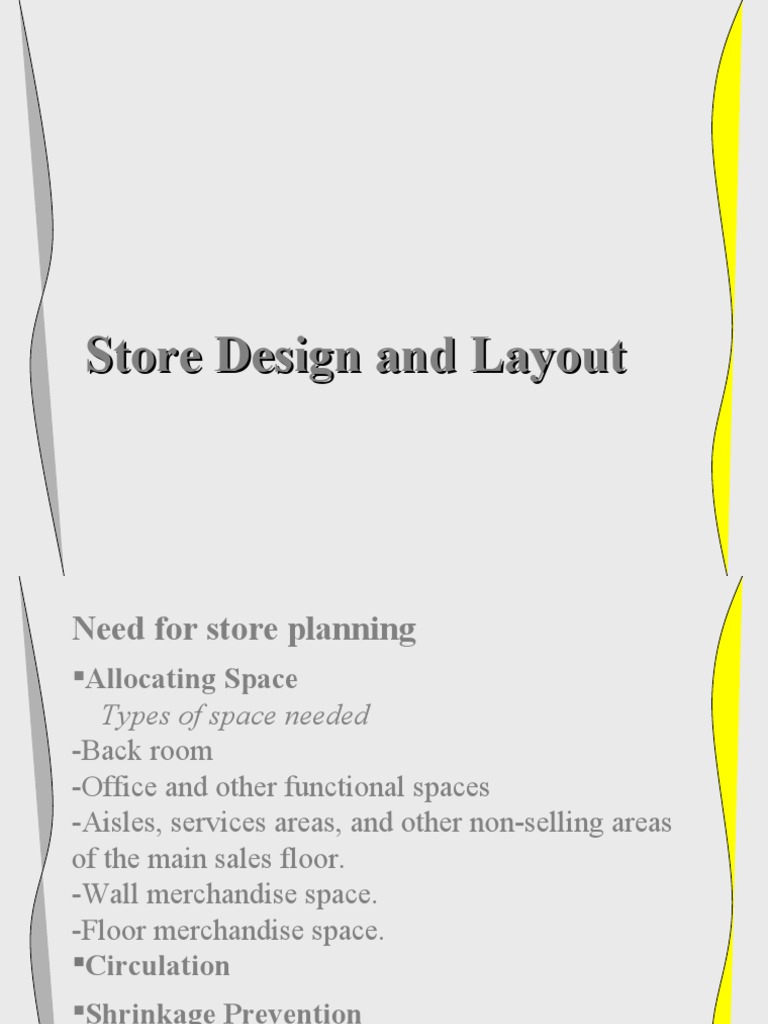 Store Layout and Design MGT | PDF | Retail | Behavior