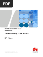 Troubleshooting - User Access: HUAWEI NE40E/NE80E Router V600R005C00