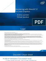 Efficient Rendering With DirectX 12 On Intel Graphics PDF