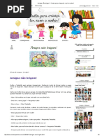 Amigos Não Brigam! - Contos Para Criança Ler, Ouvir e Sonhar!