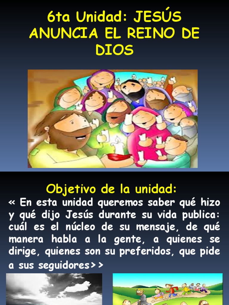 Jesús y el Anuncio del Reino de Dios | PDF | espíritu Santo | Reinado y ...