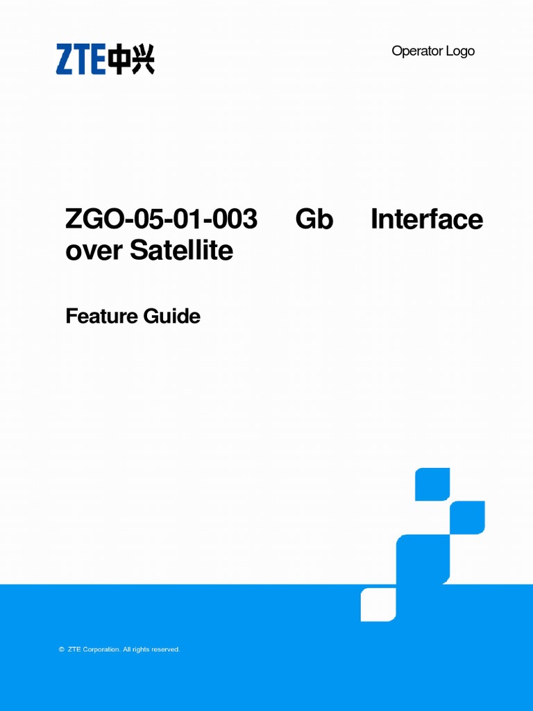 ZGO-05-01-003 GB Interface Over Satellite: Feature Guide | PDF ...