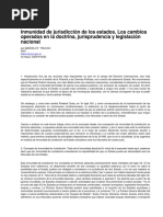 Inmunidad de Jurisdiccion. 