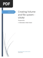 VXVM Creating Volume and File System