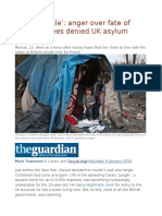 Calais Jungle' Anger Over Fate of Child Refugees Denied UK Asylum Hearing