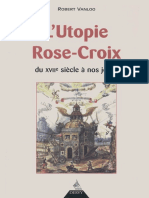 L'Utopie Rose-Croix Du XVIIe Siècle à Nos Jours