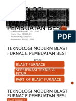 Teknologi Modern Blast Furnace Pembuatan Besi