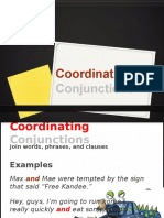 Coordinating Conjunctions