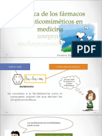 Efectos de los simpaticomiméticos en órganos, sistemas y receptores